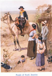 南アメリカの人々 作： Gordon Frederick Browne